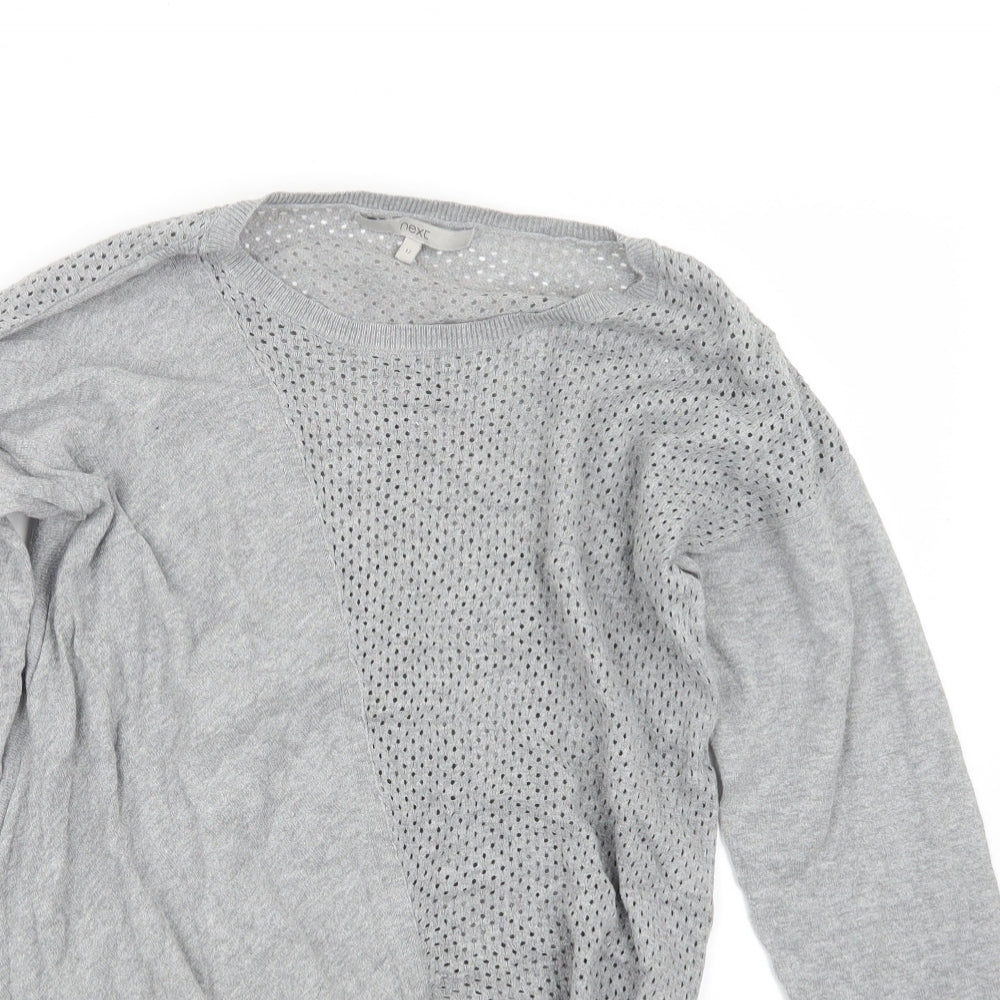 NEXT Womens Grey  Knit Pullover Jumper Size 12