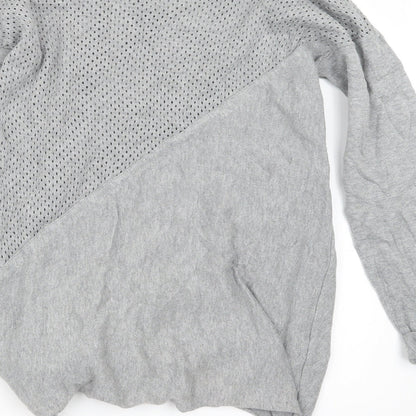 Next Womens Grey  Knit Pullover Jumper Size 12