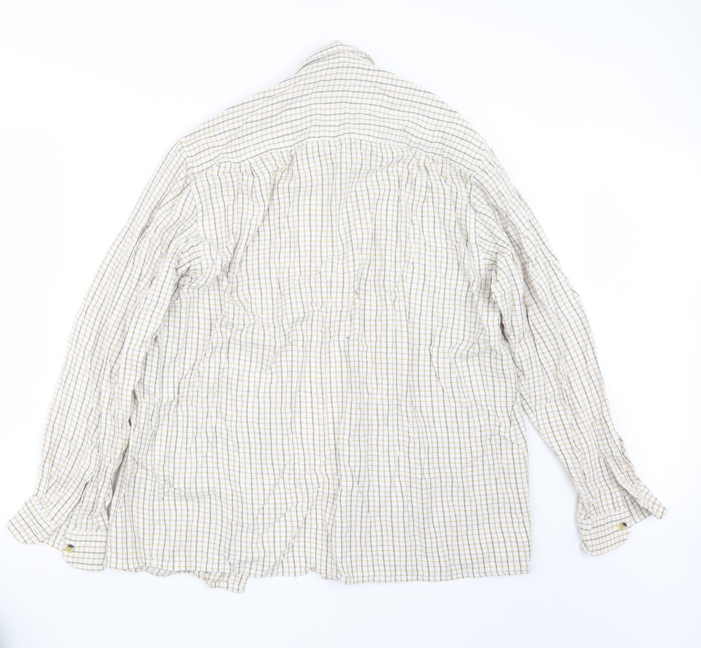 Jolliman Mens Green Check   Button-Up Size L
