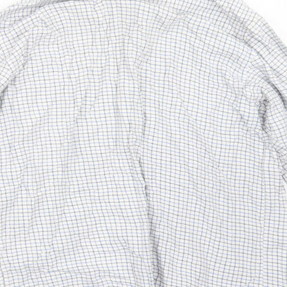 Jolliman Mens Blue Check   Button-Up Size L