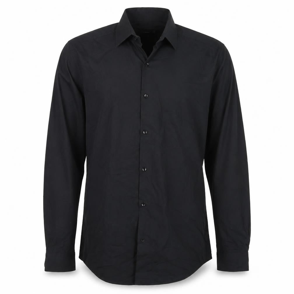 Cedarwood State Mens Black Button-Up Size 14