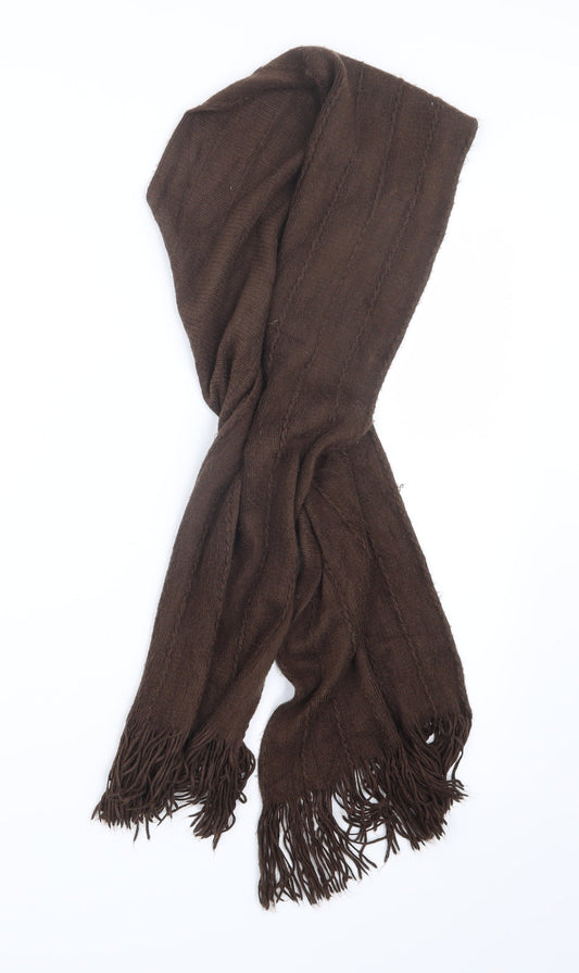 Preworn Womens Brown  Knit  Scarf
