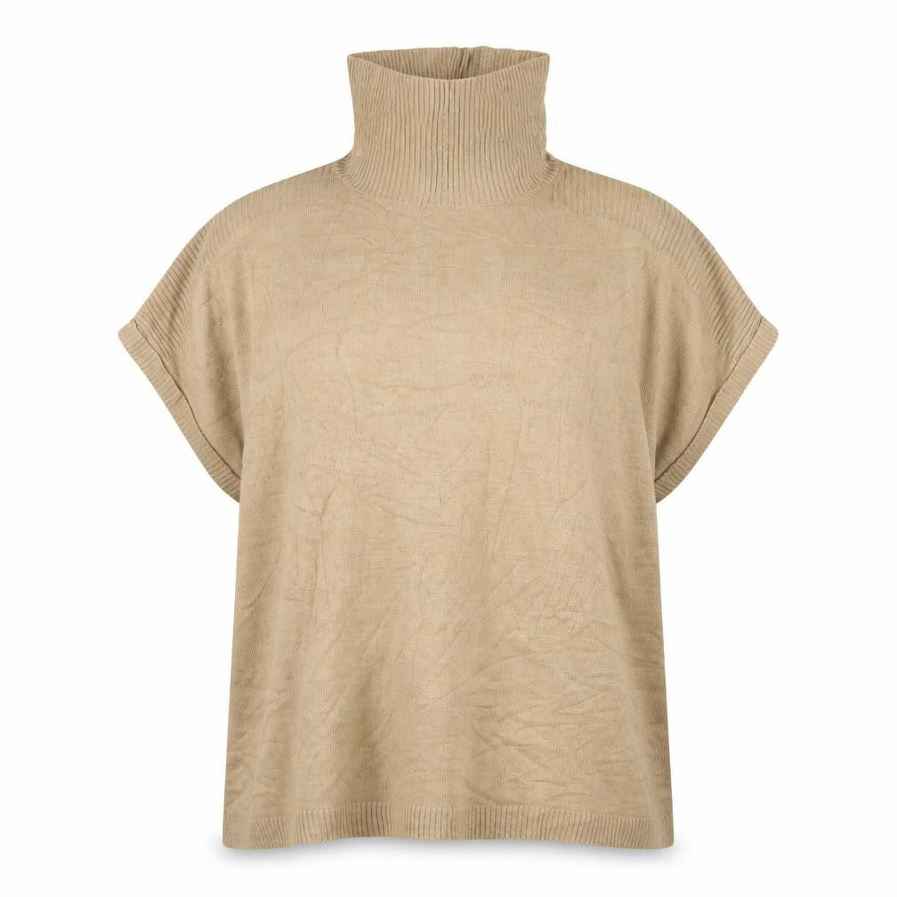 New Look Womens Beige  Knit Pullover Jumper Size 10