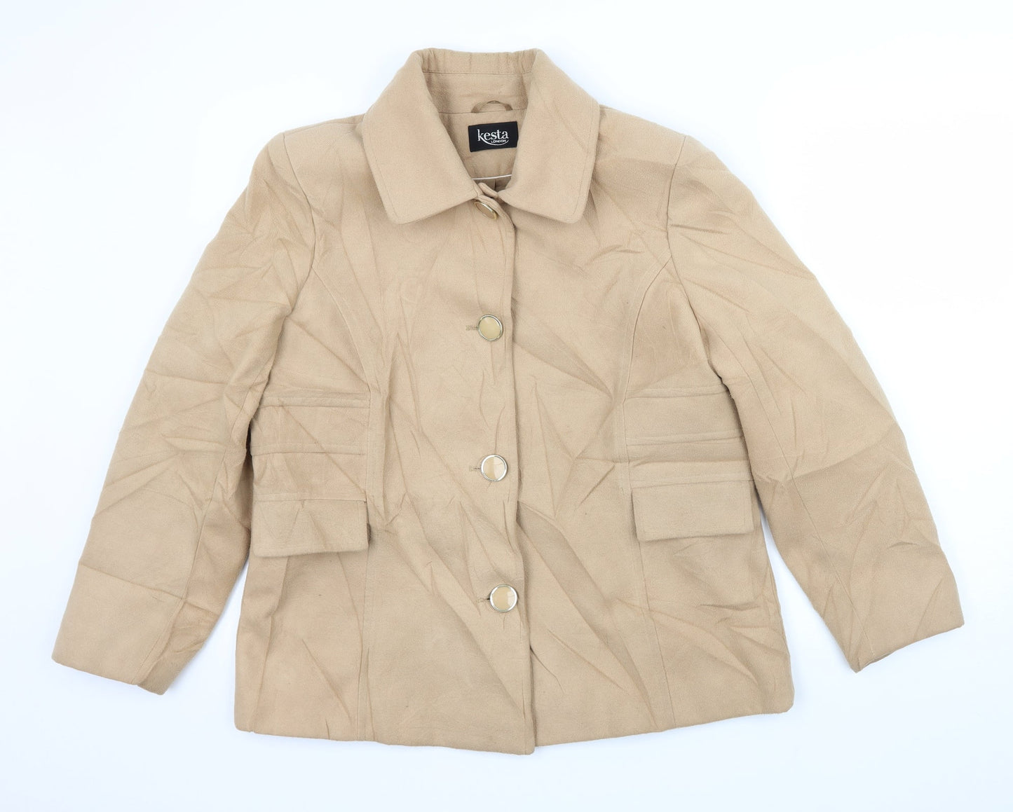 Kesta Womens Beige   Jacket  Size 14