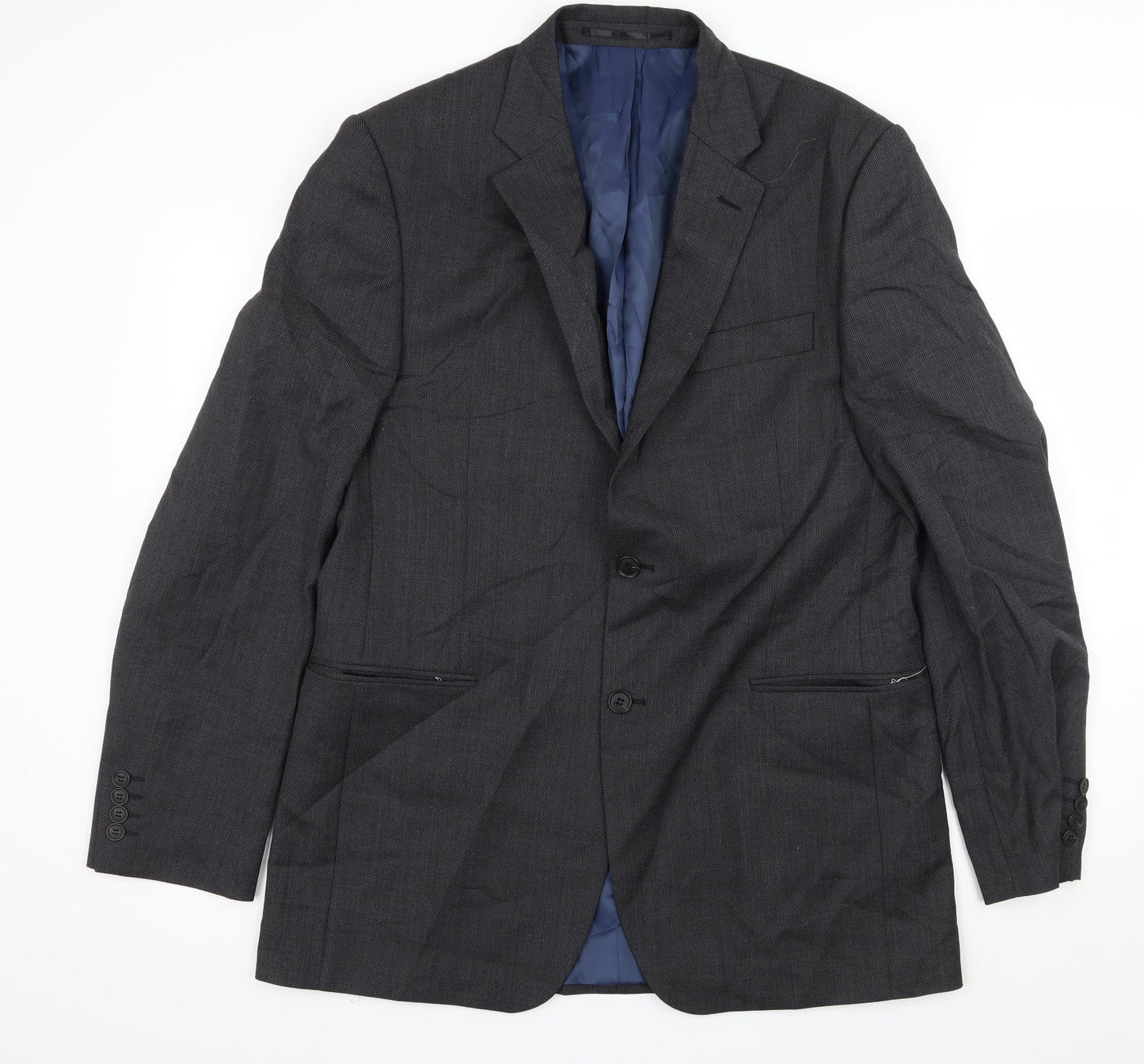 John Lewis Mens Grey   Jacket Suit Jacket Size L
