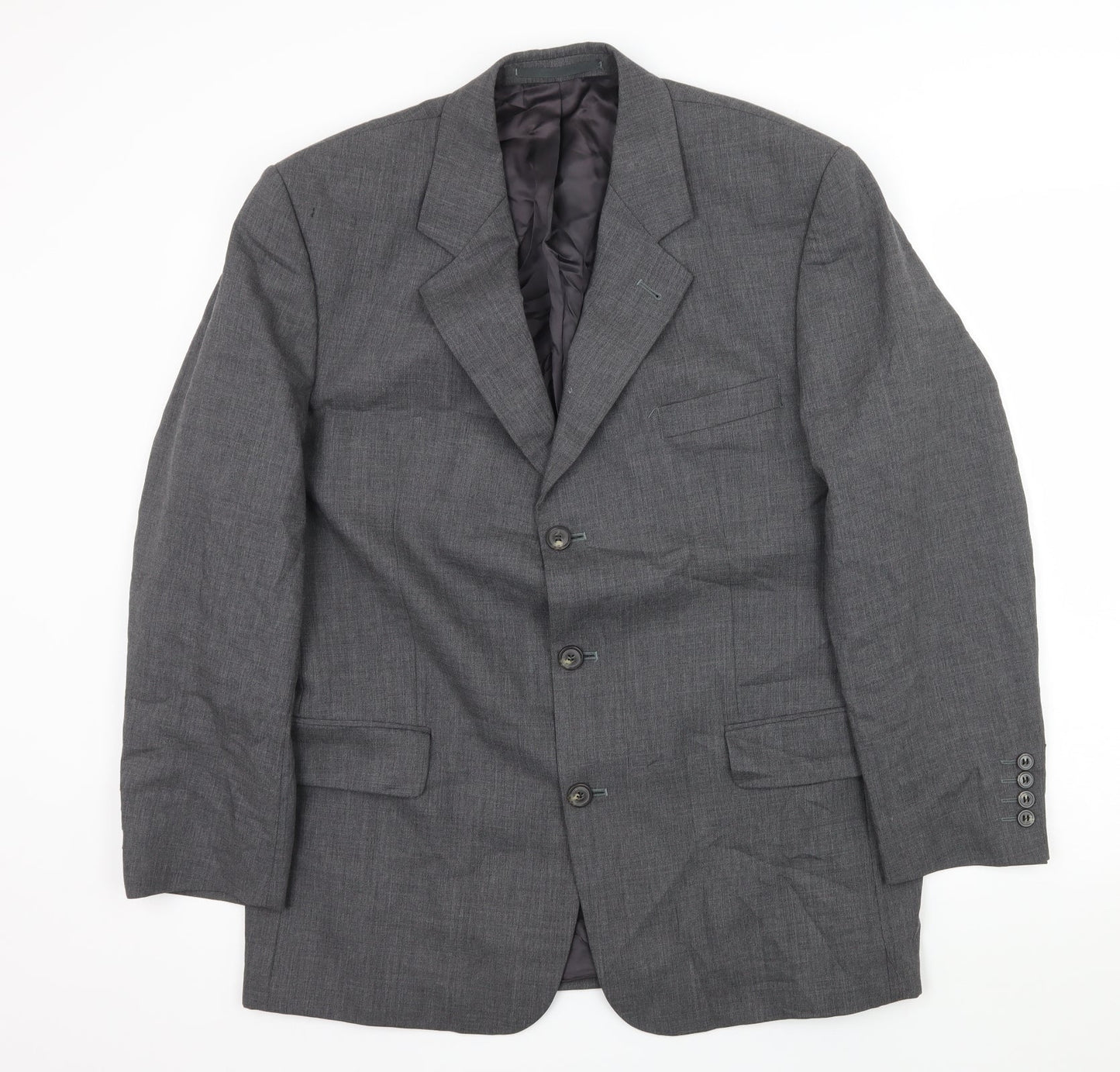Odermark Mens Grey   Jacket Suit Jacket Size L