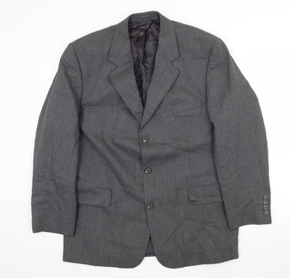 Odermark Mens Grey   Jacket Suit Jacket Size L