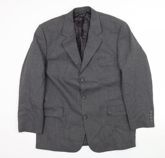 Odermark Mens Grey   Jacket Suit Jacket Size L