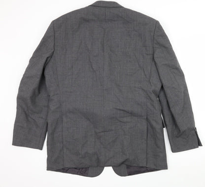 Odermark Mens Grey   Jacket Suit Jacket Size L