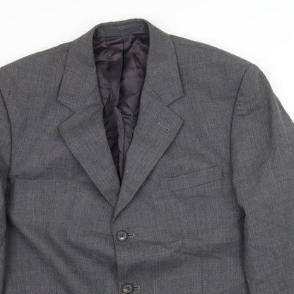 Odermark Mens Grey   Jacket Suit Jacket Size L