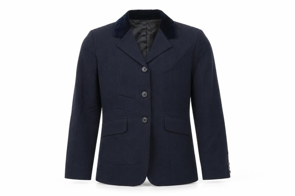 Phoenix Mens Blue Striped  Jacket Suit Jacket Size S