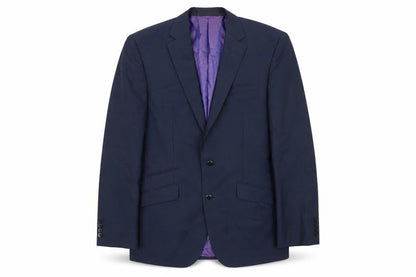 Front view of Autograph men’s blue jacket suit jacket, size L