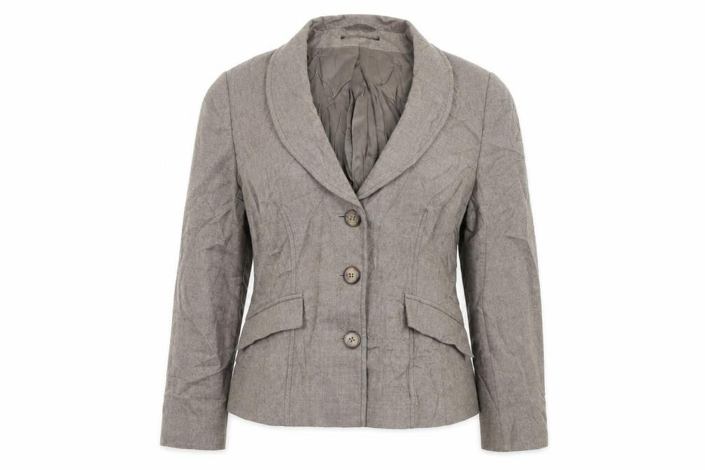 ALEX & CO Womens Brown   Jacket Blazer Size 14