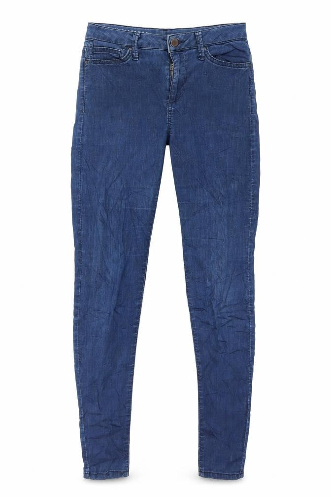 Marks & Spencer Womens Blue  Denim Skinny Jeans Size 8 L30 in