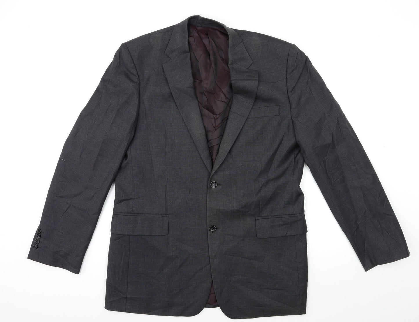 CHESTER Mens Grey   Jacket Suit Jacket Size 42