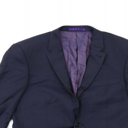 Next Mens Blue   Jacket Suit Jacket Size 36