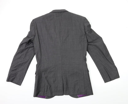 Next Mens Grey   Jacket Suit Jacket Size 36