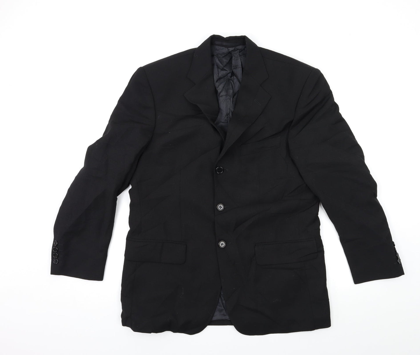 Daniel Grahame Mens Black   Jacket Suit Jacket Size 38