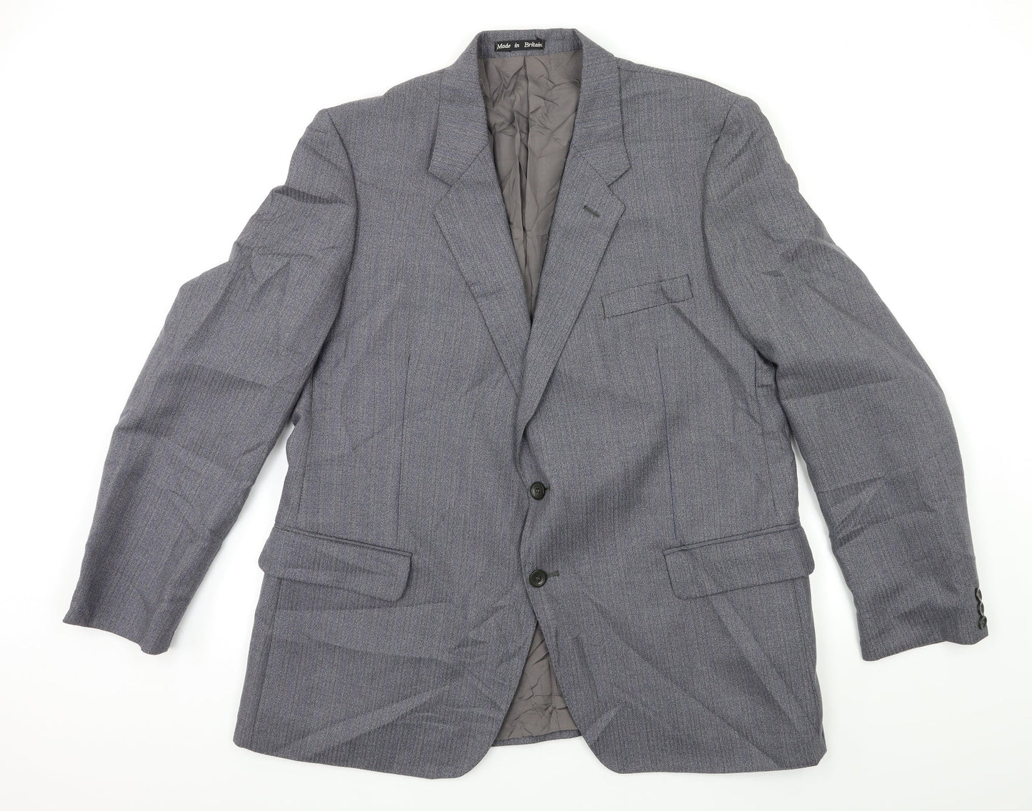 Preworn Mens Blue   Jacket Suit Jacket Size 42