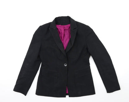 Topshop Womens Black   Jacket Blazer Size 10