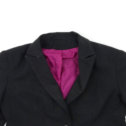 Topshop Womens Black   Jacket Blazer Size 10