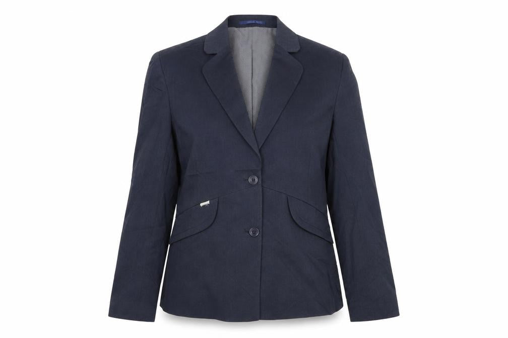 ICONA Womens Blue   Jacket Suit Jacket Size 14