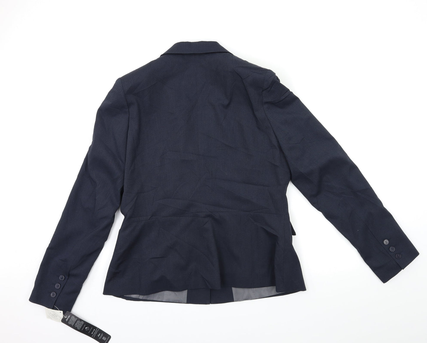 ICONA Womens Blue   Jacket Suit Jacket Size 14