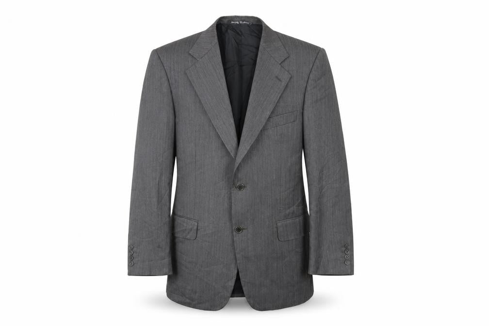 Preworn Mens Grey   Jacket Suit Jacket Size 40