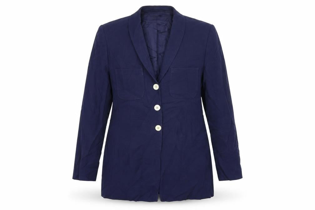 Apriori Womens Blue   Jacket Blazer Size 12