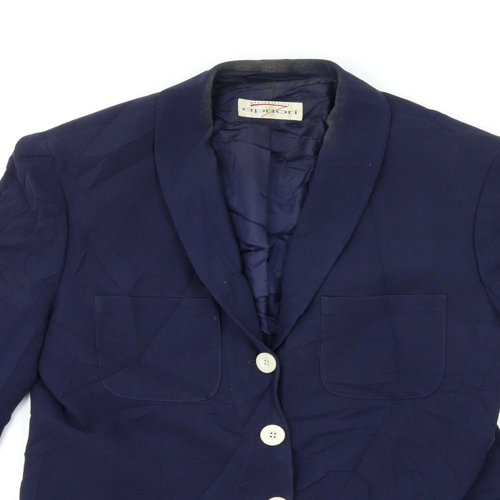 Apriori Womens Blue   Jacket Blazer Size 12