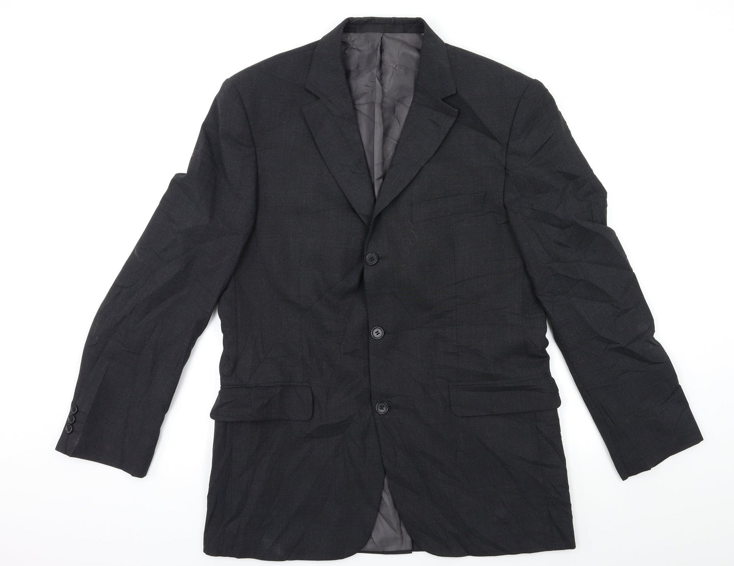 Marks and Spencer Mens Black   Jacket Suit Jacket Size 40