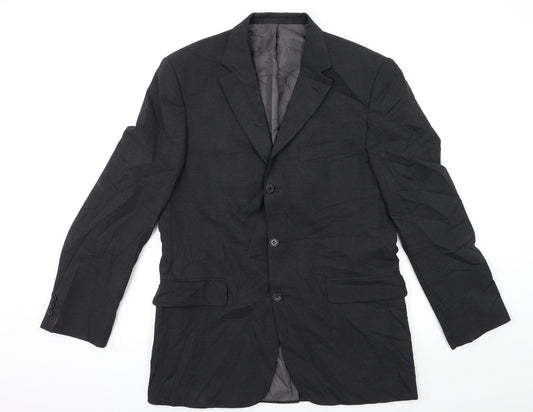 Marks and Spencer Mens Black   Jacket Suit Jacket Size 40