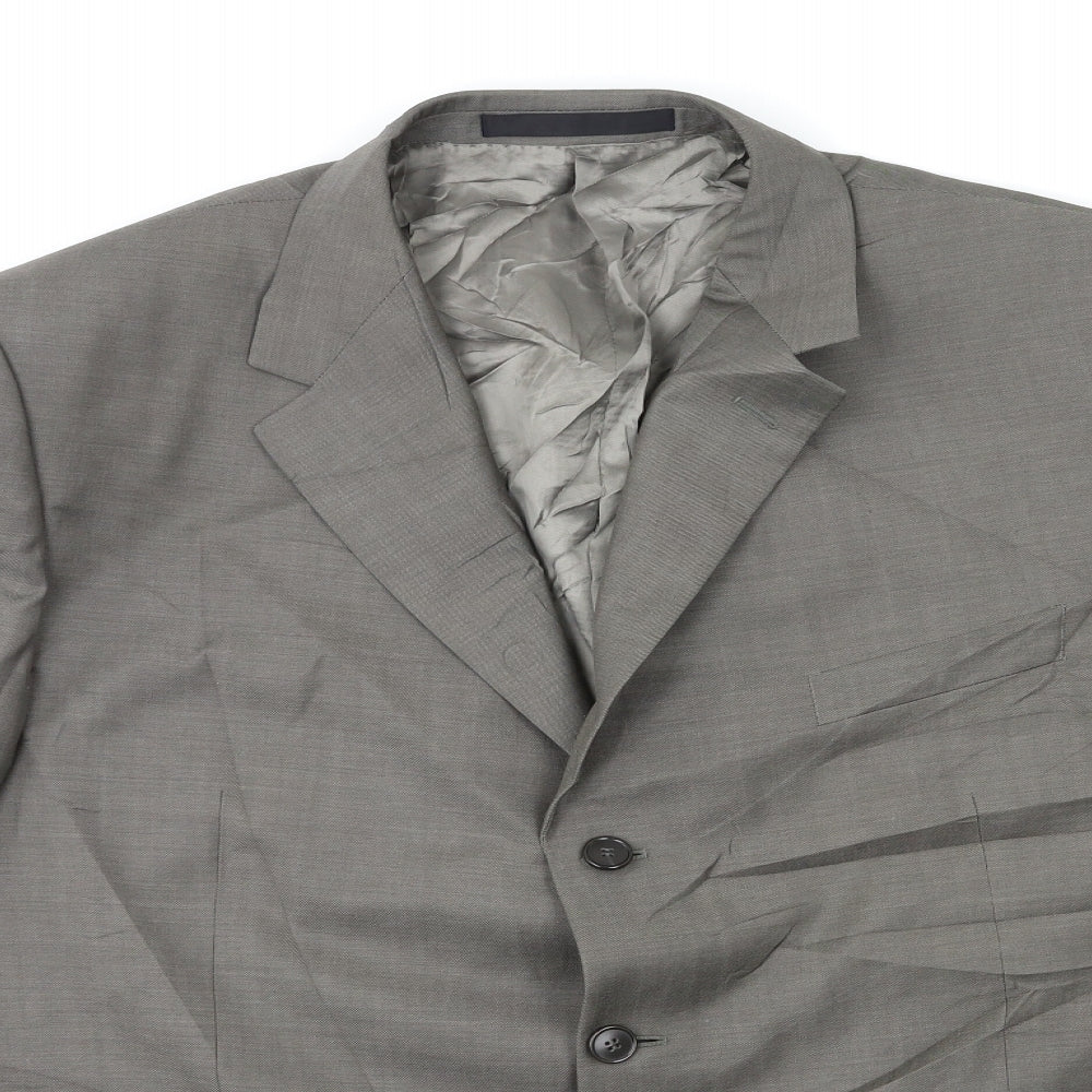Marks and Spencer Mens Grey   Jacket Suit Jacket Size 46