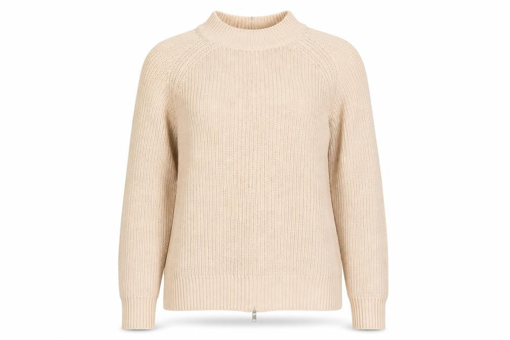 H&M Womens Orange   Pullover Jumper Size S  - zip back