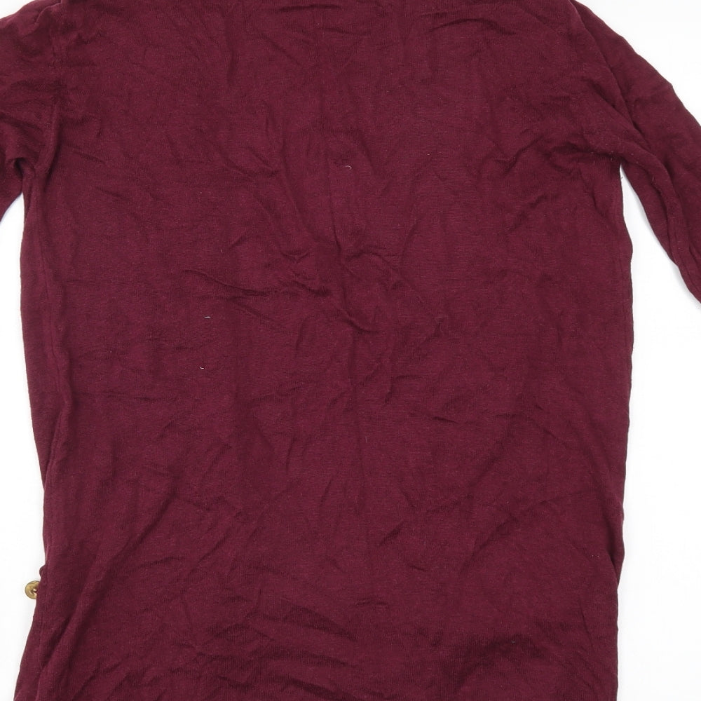Primark Womens Red   Cardigan Jumper Size 8
