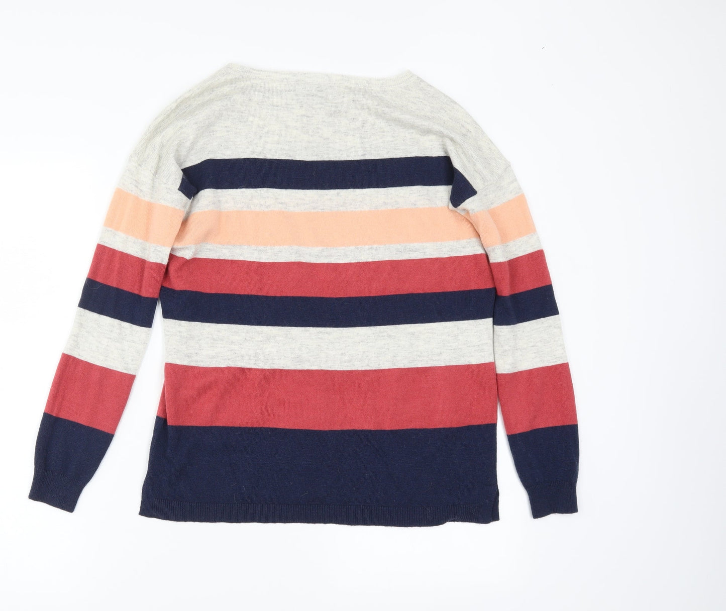 Oasis Womens Multicoloured Striped  Pullover Jumper Size XS