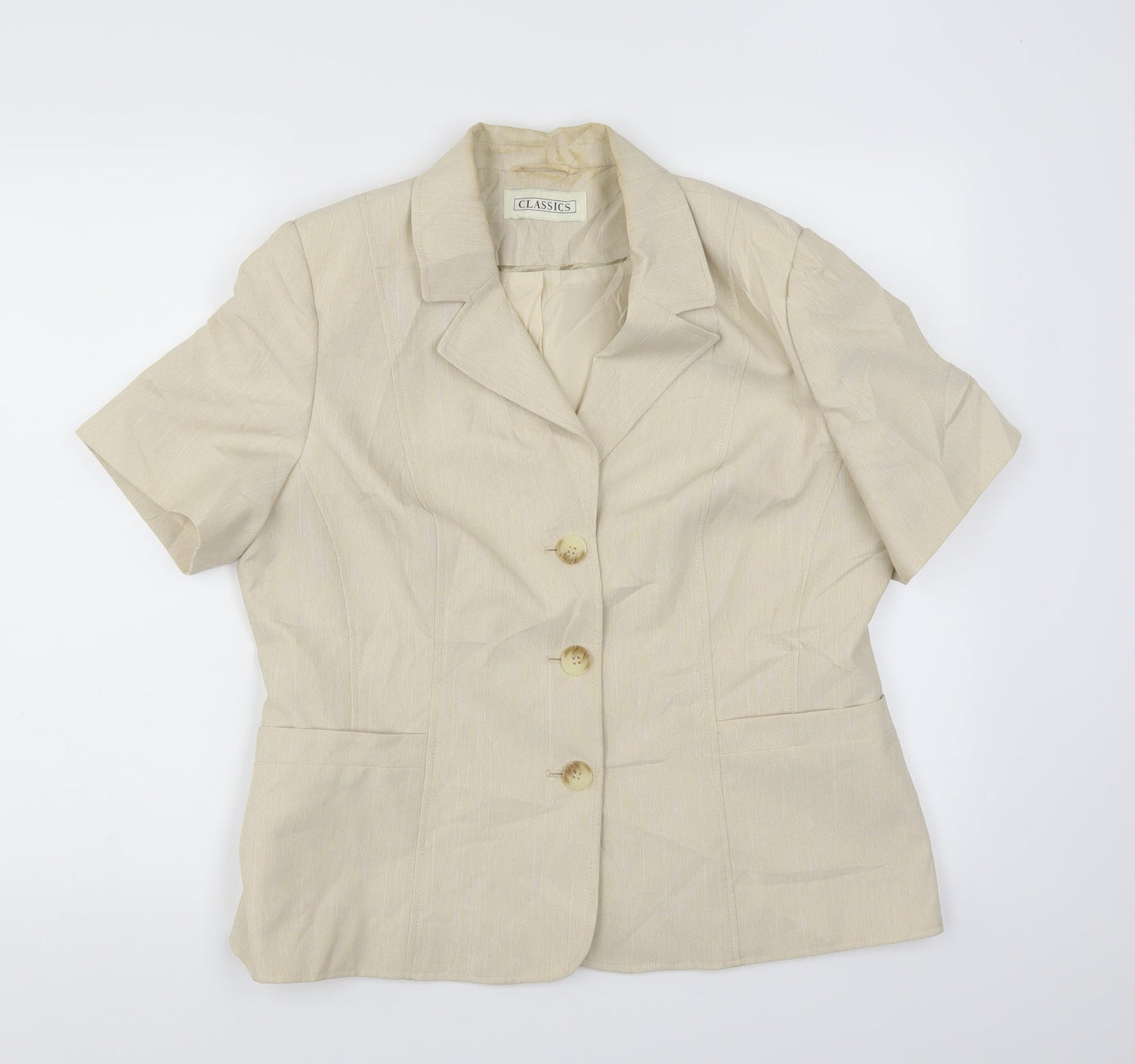 BHS Womens Beige   Jacket  Size 16