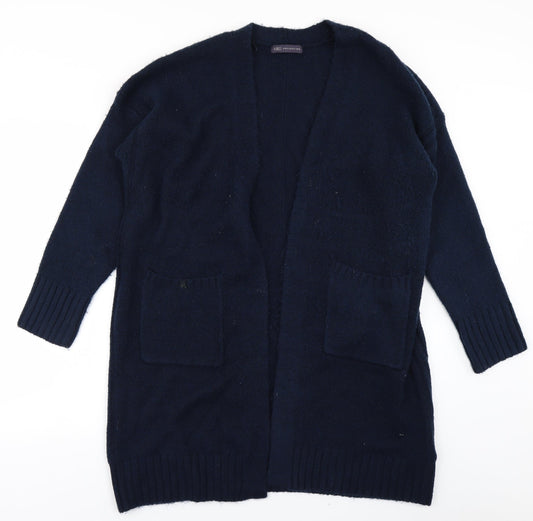 M&S Womens Blue  Knit Cape Jumper Size M