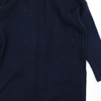 Marks & Spencer Womens Blue  Knit Cape Jumper Size M