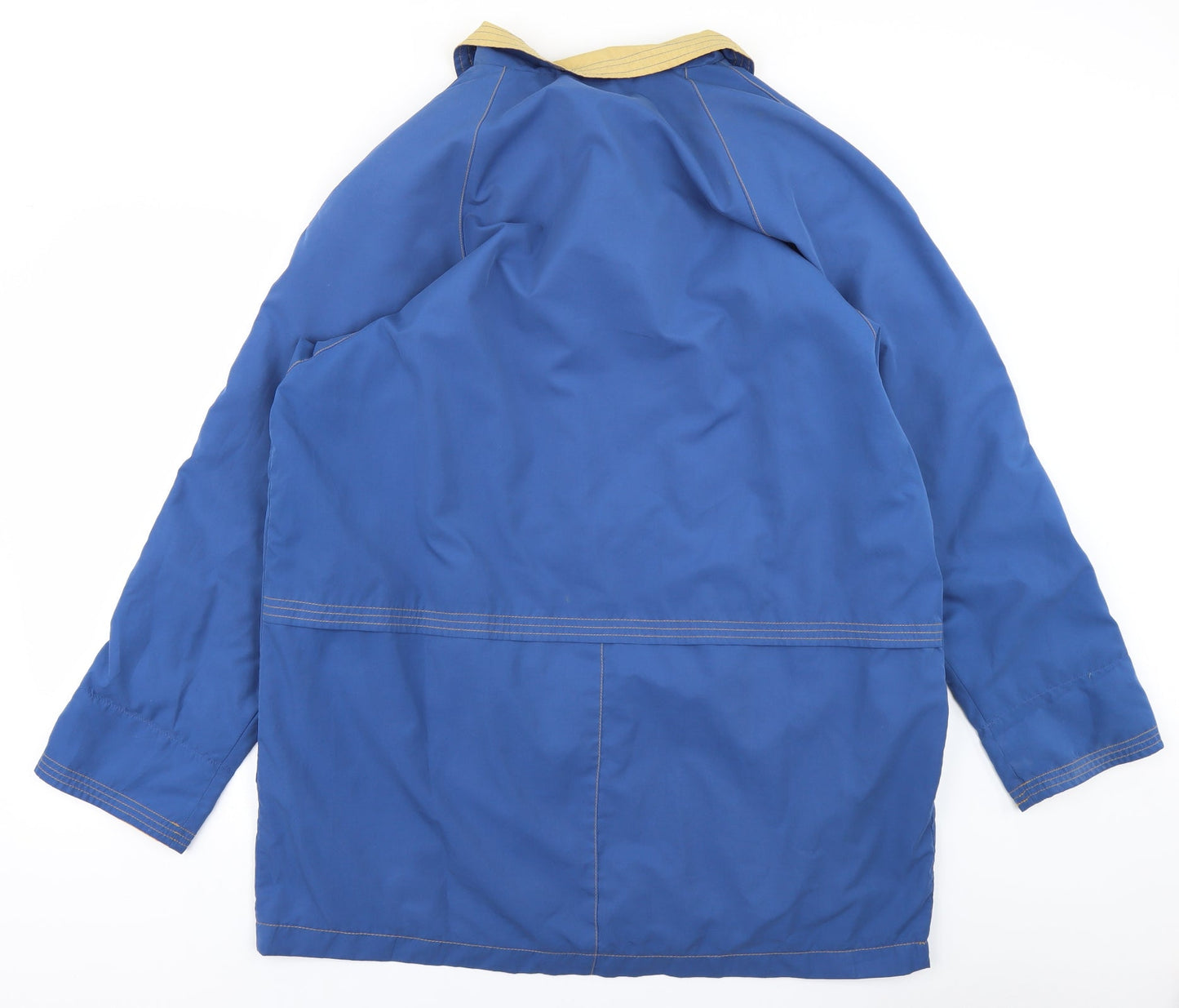 Klass Collection Womens Blue   Rain Coat Coat Size M