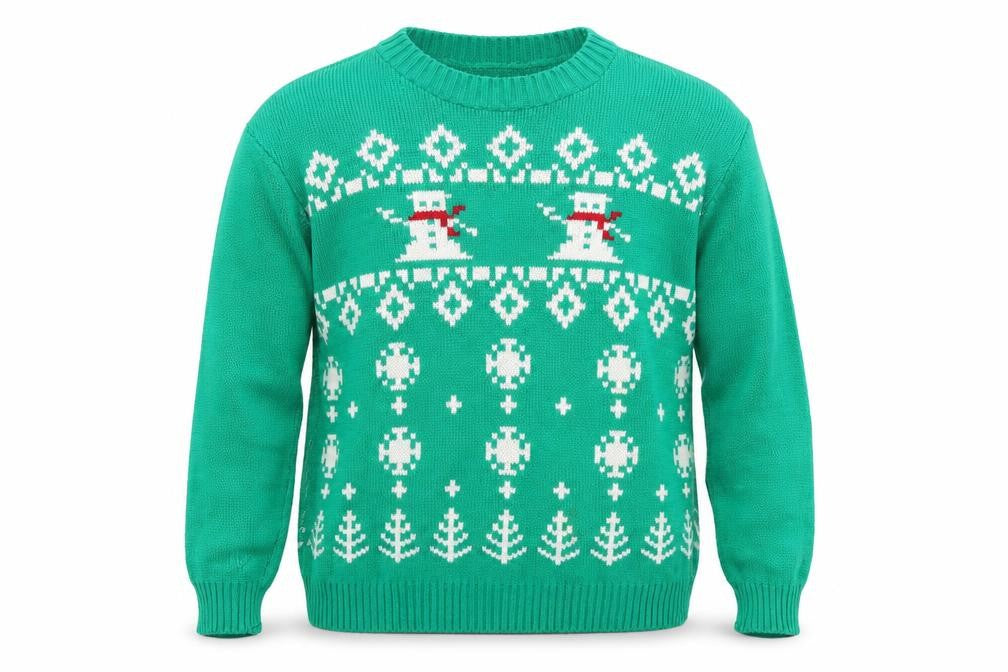 NXT Level Mens Green  Knit Pullover Jumper Size M  - Christmas jumper