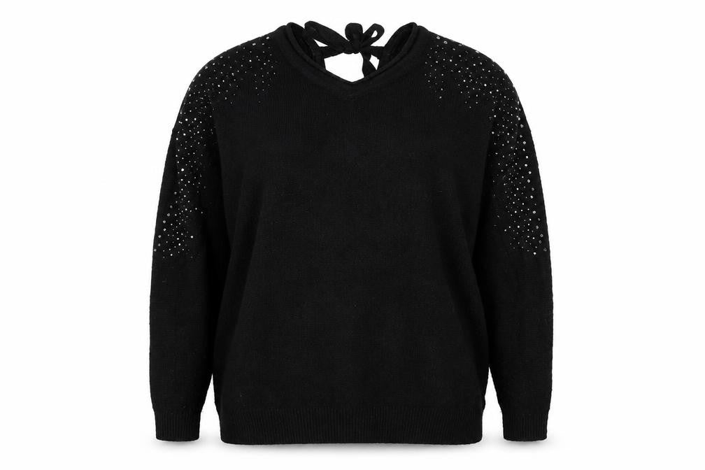 Marks & Spencer Womens Black  Knit Pullover Jumper Size M