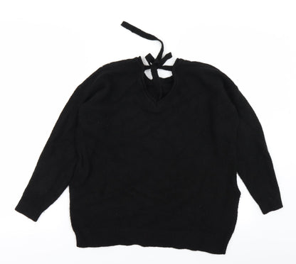 Marks & Spencer Womens Black  Knit Pullover Jumper Size M