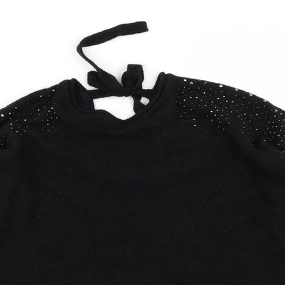 Marks & Spencer Womens Black  Knit Pullover Jumper Size M