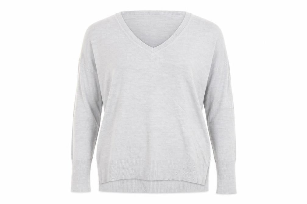 Dorothy Perkins Womens Grey  Knit Pullover Jumper Size 14