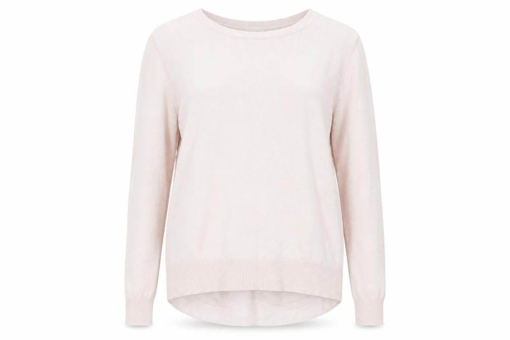 Indigo Womens Pink  Knit Pullover Jumper Size 12