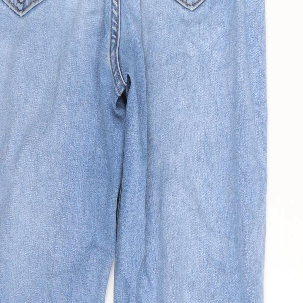 Marks & Spencer Womens Blue  Denim Skinny Jeans Size 8 L25 in