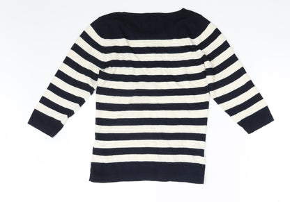 The Department Womens Multicoloured Striped  Pullover Jumper Size 8