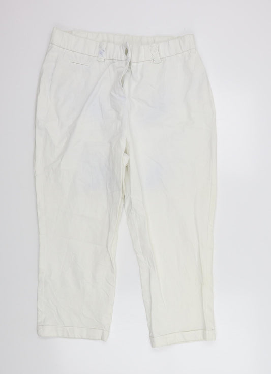 top to toe Womens White   Straight Jeans Size 18 L22 in