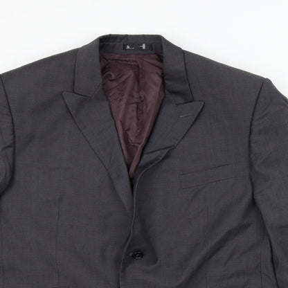 BHS Mens Grey   Jacket Blazer Size XL